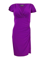krátké fialové společenské šaty RALPH LAUREN