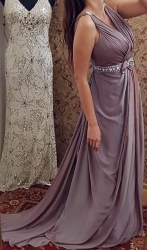 Victoria plesové šaty fialové