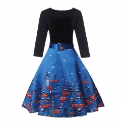 krátké šaty s rukávy retro  vintage 50´s 60´s  Londýn