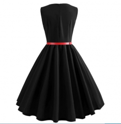 krátké šaty retro  vintage 50´s 60´s černé