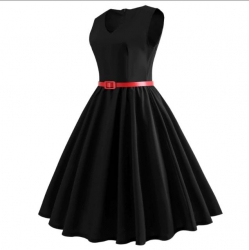 krátké šaty retro  vintage 50´s 60´s černé