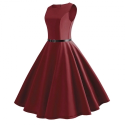 krátké šaty retro  vintage 50´s 60´s s rudé