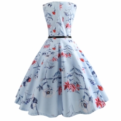 krátké šaty retro  vintage 50´s 60´s modré světlé