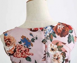 krátké šaty retro  vintage 50´s 60´s dust rose