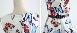 krátké šaty retro  vintage 50´s 60´s  motýlci