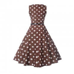  krátké šaty  retro  vintage 50´s 60´s  hnědé
