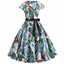 krátké šaty retro  vintage 50´s 60´s s krátkým rukávem letní