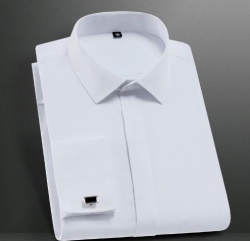 košile pánská bílá ke smokingu na manžetové knoflíčky