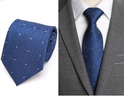 kravata pánská modrá společenská  