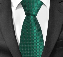 kravata pánská společenská zelená