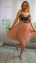 krátké společenské šaty sweet růžové