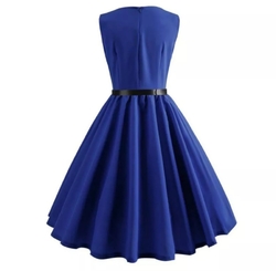 krátké šaty retro  vintage 50´s 60´s s modré