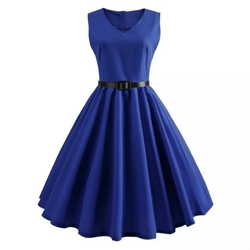 krátké šaty retro  vintage 50´s 60´s s modré