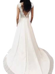Valeria boho bílé svatební šaty  