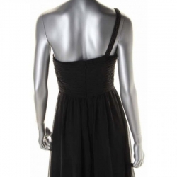 Calvin Klein krátké černé šaty na jedno ramínko
