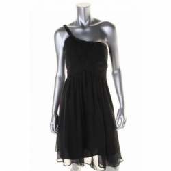 Calvin Klein krátké černé šaty na jedno ramínko