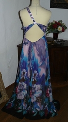 Dionida  společenské šaty s květy