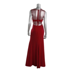 JS Collections červené sexy plesové šaty společenské