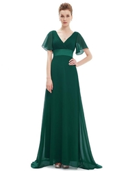 Ledee luxusní zelené plesové šaty