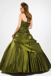 Ledee plesové šaty zelené l124
