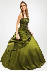 Ledee plesové šaty zelené l124