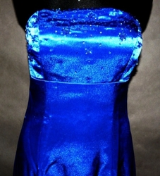 Lydia modré plesové šaty M