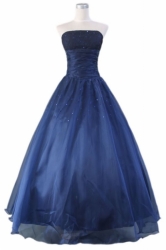 maturitní plesové šaty tmavě modré 
