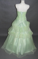 plesové šaty kolekce Yvettey světle zelené