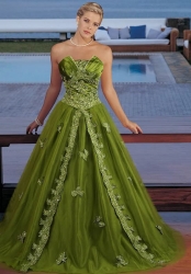 plesové šaty zelené 2115