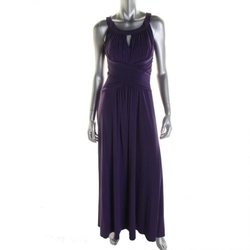 Sangria dlouhé fialové společenské šaty