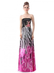 šaty saténové safary se vzorem růžové