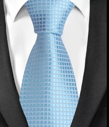 kravata pánská společenská blankytně modrá