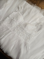 svatební šaty bílé tylové Nina