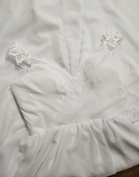 šifonové elegantní svatební šaty Simple