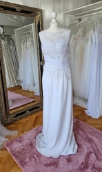 bílé elegantní svatební šaty Eloise