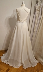 Smetanové boho variabilní svatební šaty s holými zády