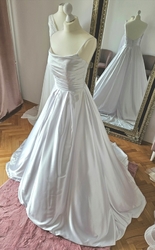 svatební šaty bílé saténové Victoria