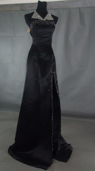 Sione plesové šaty černé sexy