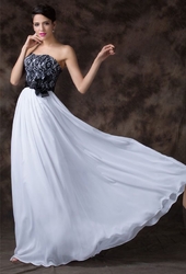 společenské šaty černobílé s krajkou na ples