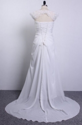 svatební šaty bílé s krajkou Mia