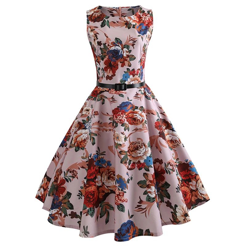 krátké šaty retro  vintage 50´s 60´s dust rose