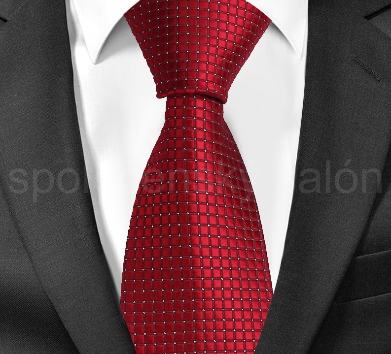 kravata pánská červená společenská
