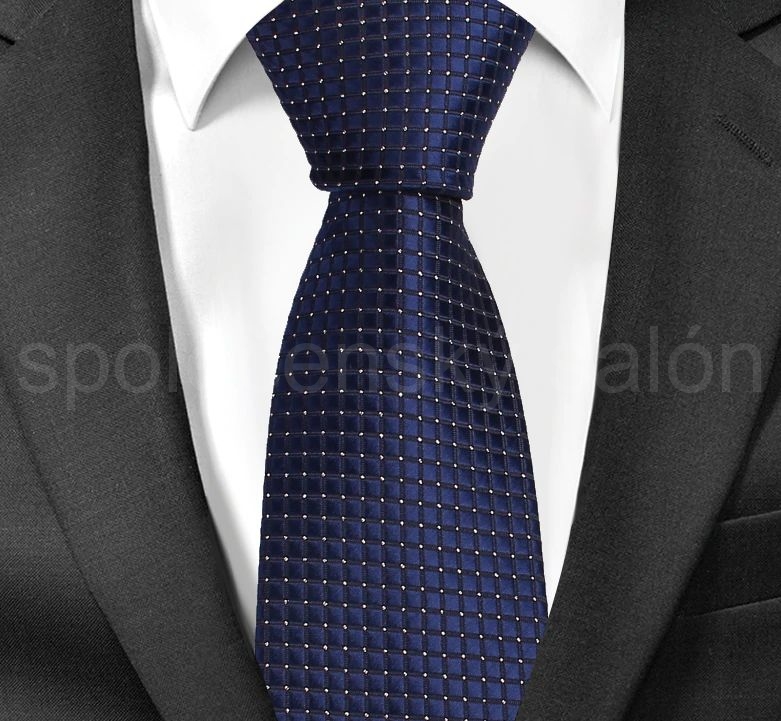kravata pánská společenská navy