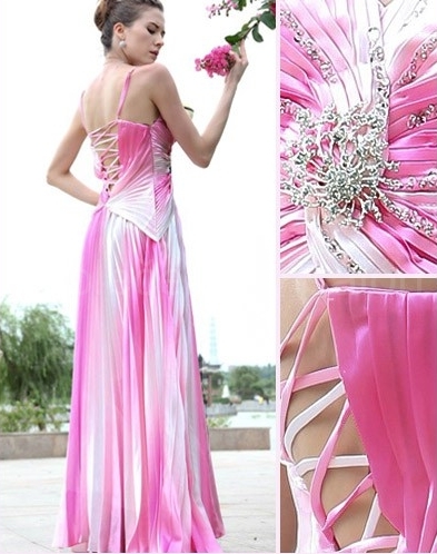 Exotica růžové společenské šaty na maturitní ples