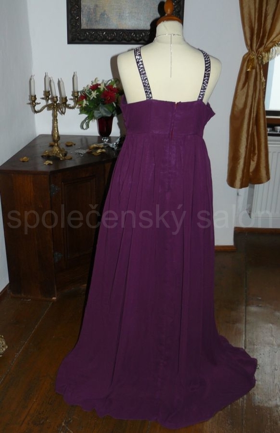 Gabrete antické plesové šaty fialové 