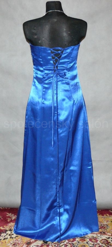 Lydia modré plesové šaty M